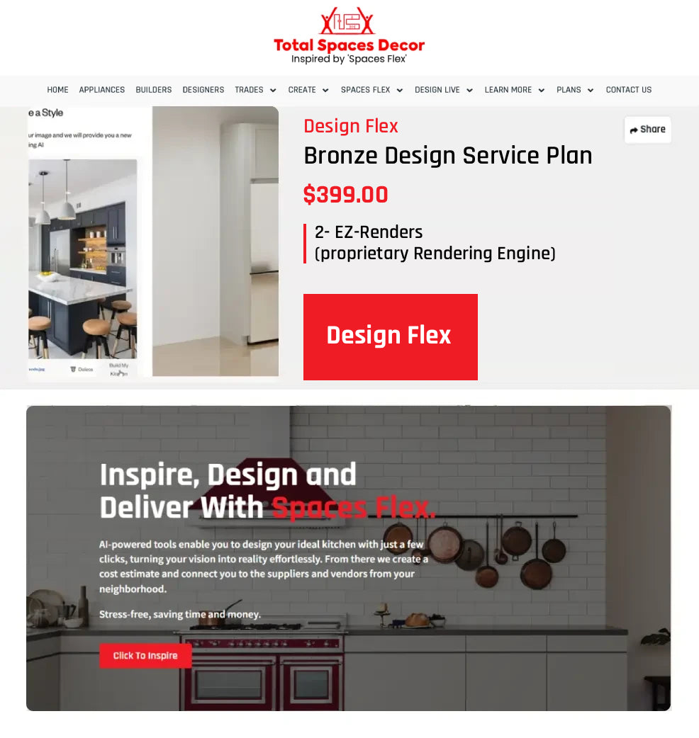 Bronze 'Design Flex' Service Plan