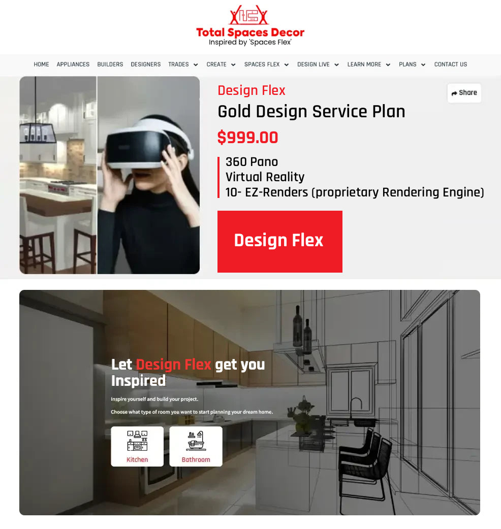 Gold 'Design Flex' Service Plan
