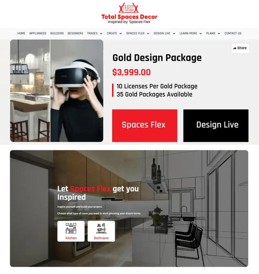 Gold 'Design Flex' Package